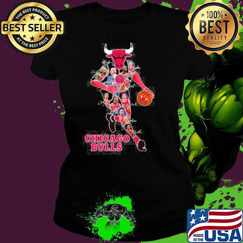 Chicago Bulls signatures sport s Ladies tee Chicago Bulls signatures sport s Ladies tee