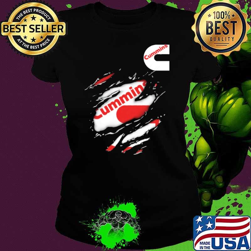 Cummins logo super man s Ladies tee Cummins logo super man s Ladies tee