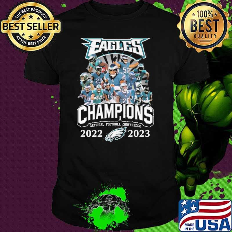 Eagles champions national football conference 2022 2023 shirt