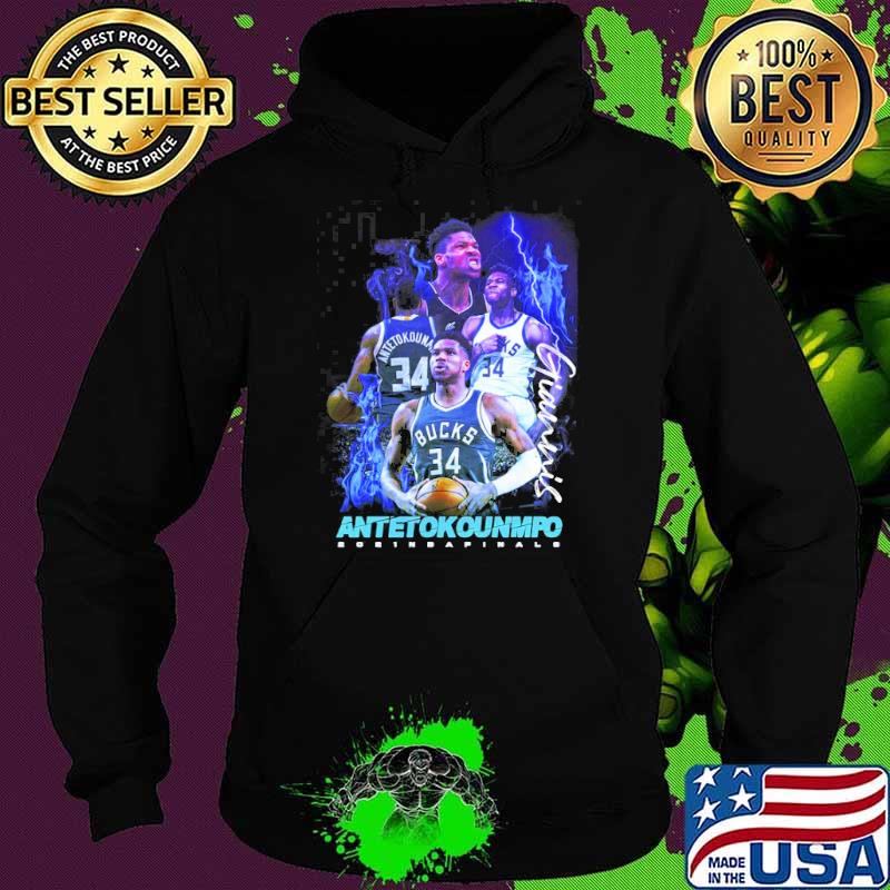 Giannis Antetokounmpo 2021 NBA Finals signature s Hoodie Giannis Antetokounmpo 2021 NBA Finals signature s Hoodie