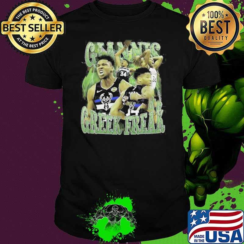 Giannis Greek freak Antetokounmpo 90s Style Vintage Bootleg shirt