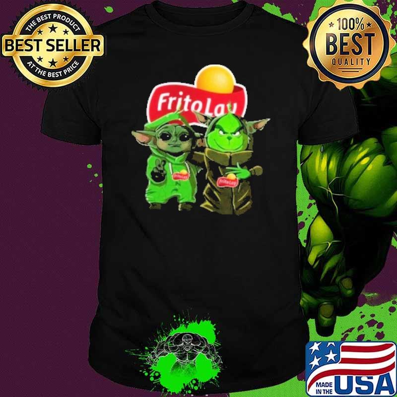 Grinch and Baby Yoda Frito Lay shirt