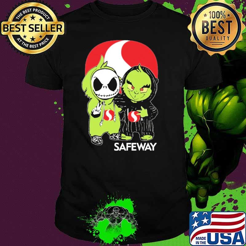 Grinch and Jack skellington Safeway shirt