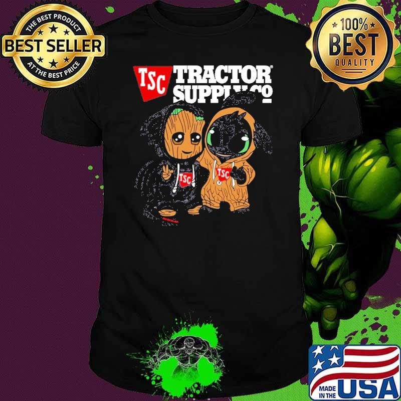 Groot and Toothless Tractor Supply Co shirt