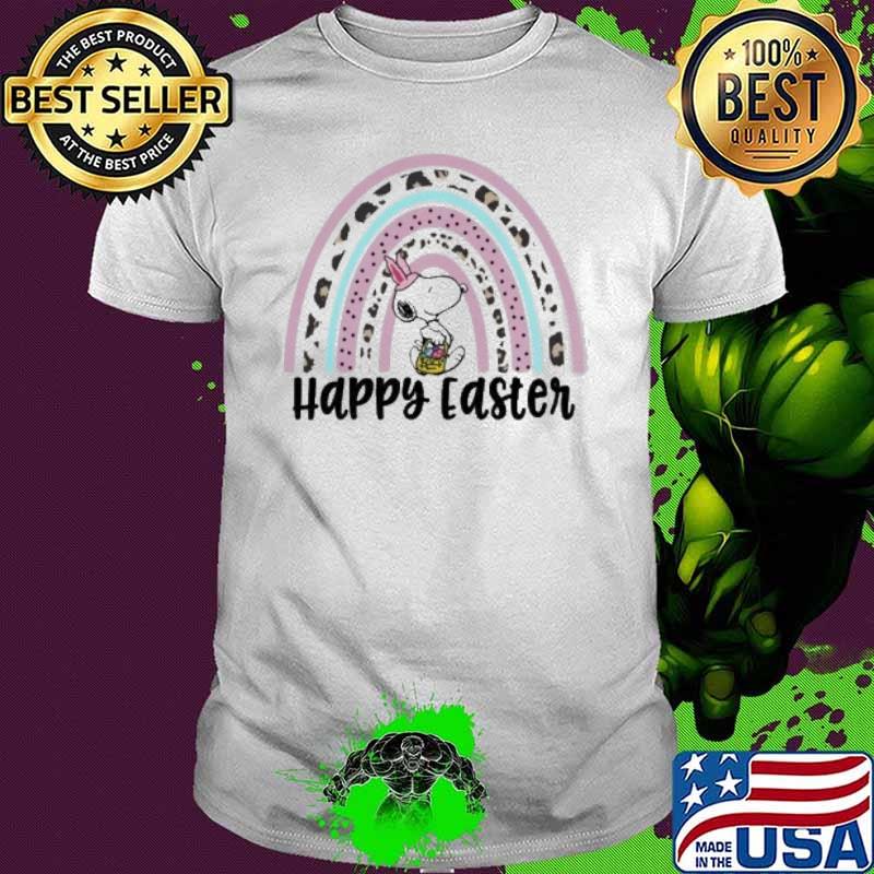 Happy easter snoopy leopart shirt