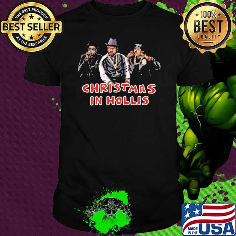 Jam Master Jay hip hop genre music Christmas in hollis shirt