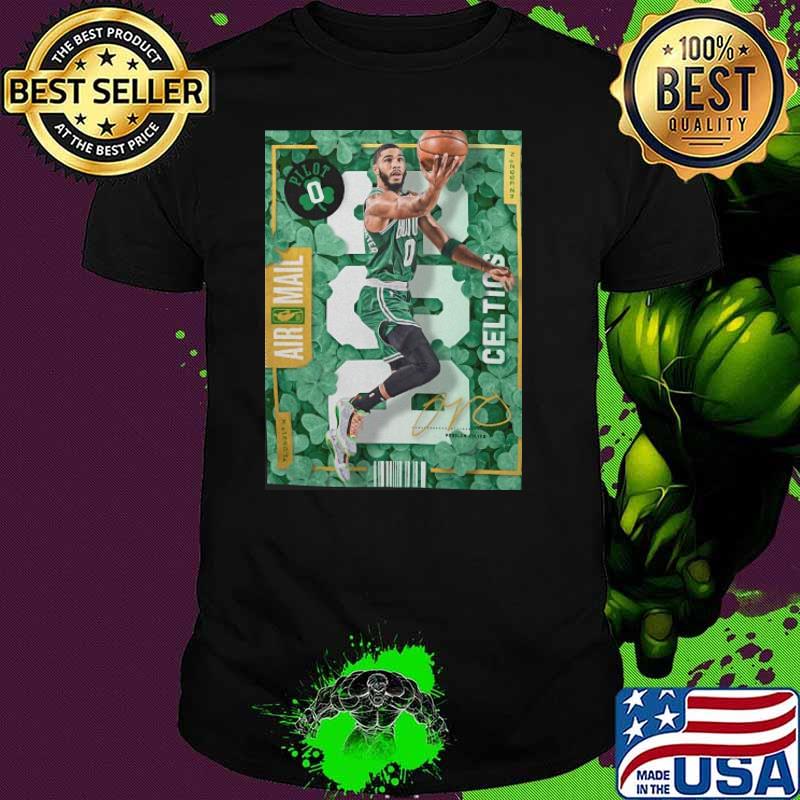Jayson Tatum #0 Boston Air mail Celtics signature shirt