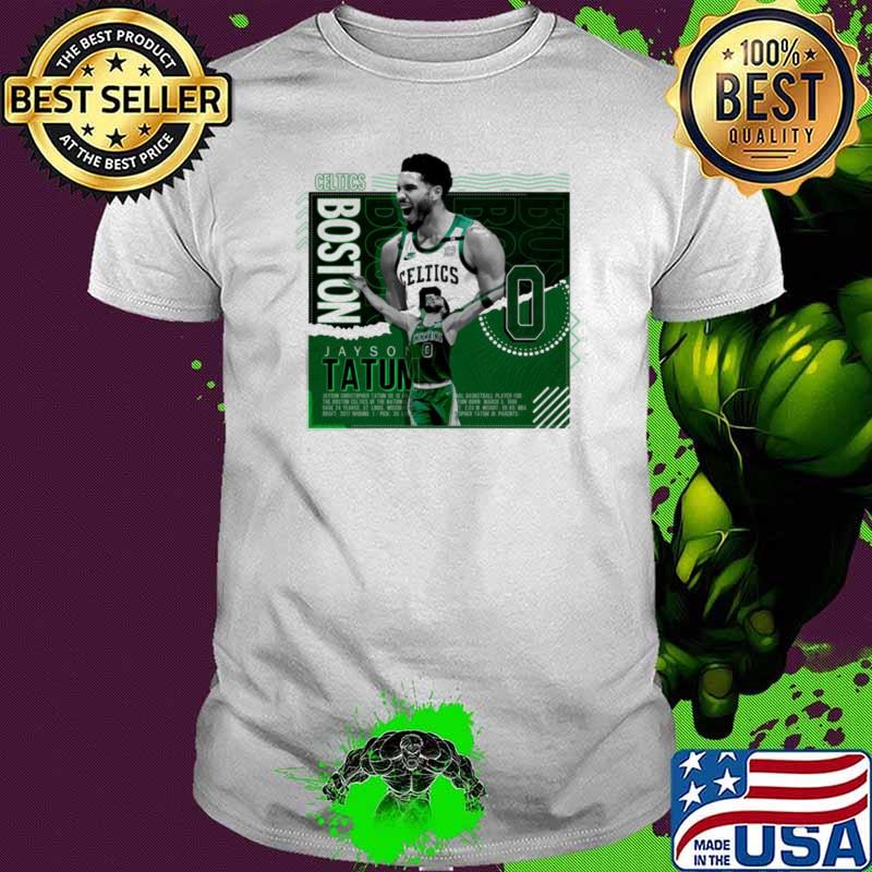 Jayson Tatum Basketball Paper Poster Celtics shirt