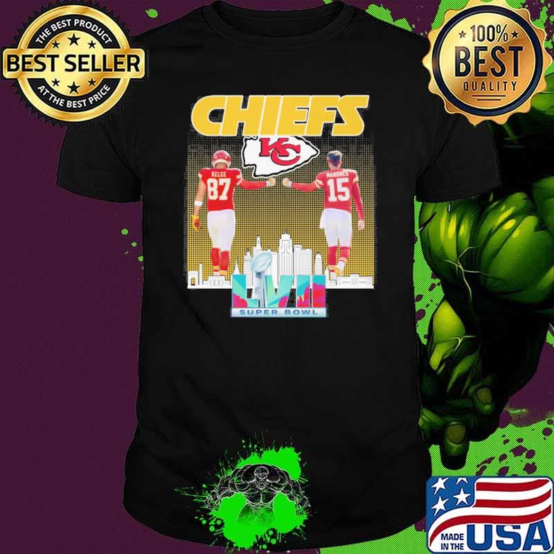 Kansas city Chiefs LVII Super Bowl Kelce and Mahomes shirt
