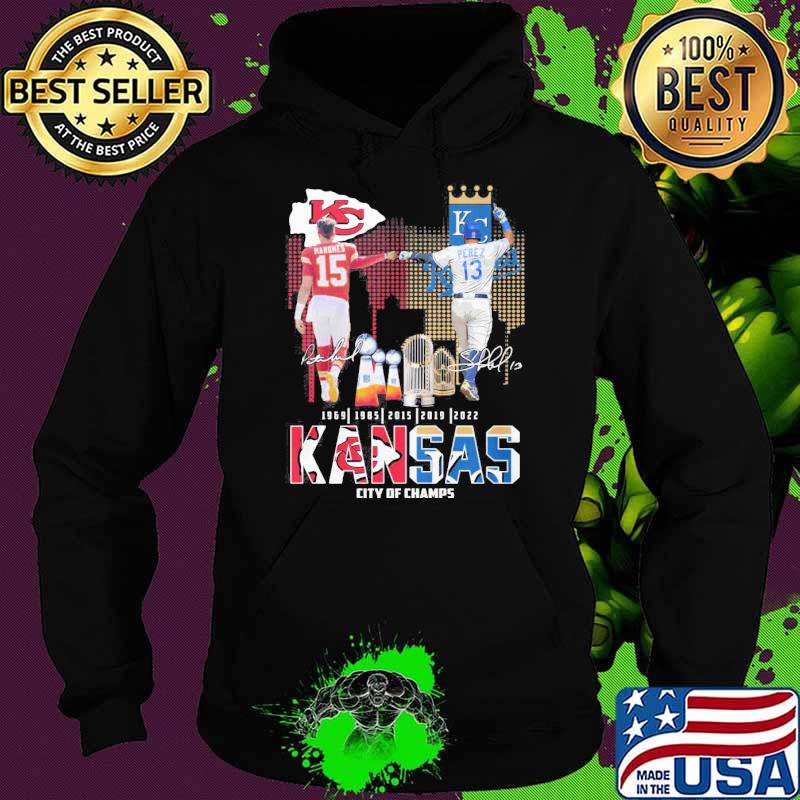 Kansas city Chiefs of champs royals signatures s Hoodie Kansas city Chiefs of champs royals signatures s Hoodie