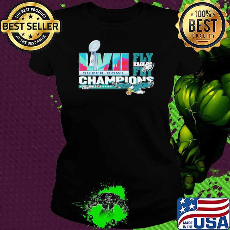 LVII Super bowl champions fly Philadelphia Eagles s Ladies tee LVII Super bowl champions fly Philadelphia Eagles s Ladies tee