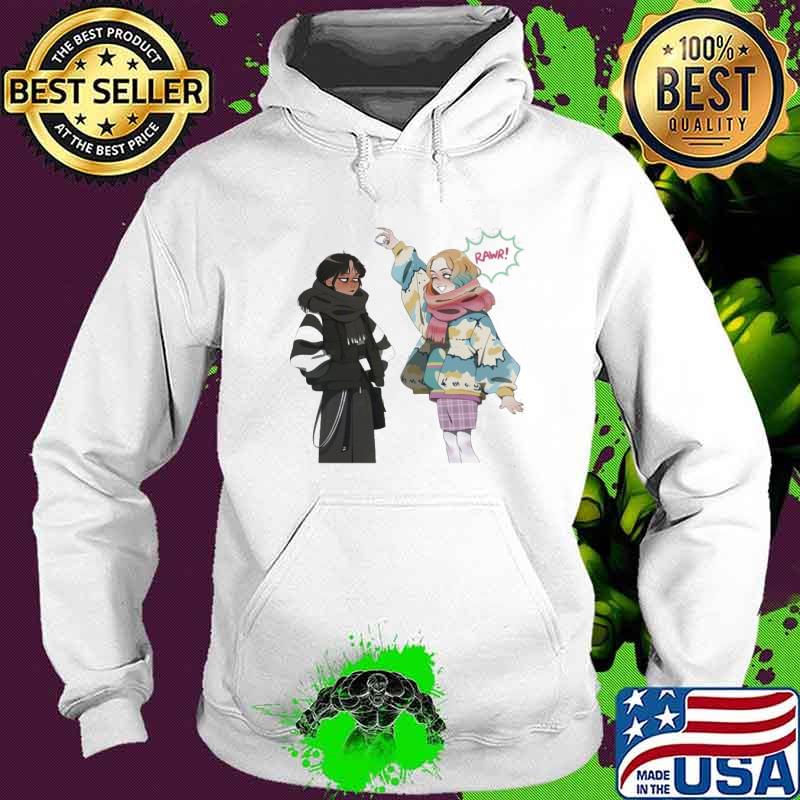 Melanin Apparels wednesday' and Enid Sinclair Netflix rawr s Hoodie Melanin Apparels wednesday' and Enid Sinclair Netflix rawr s Hoodie