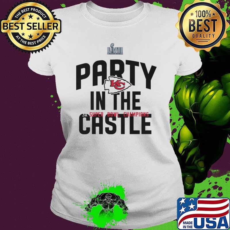 Party in the castle Kansas city Chiefs super bowl champions s Ladies tee Party in the castle Kansas city Chiefs super bowl champions s Ladies tee