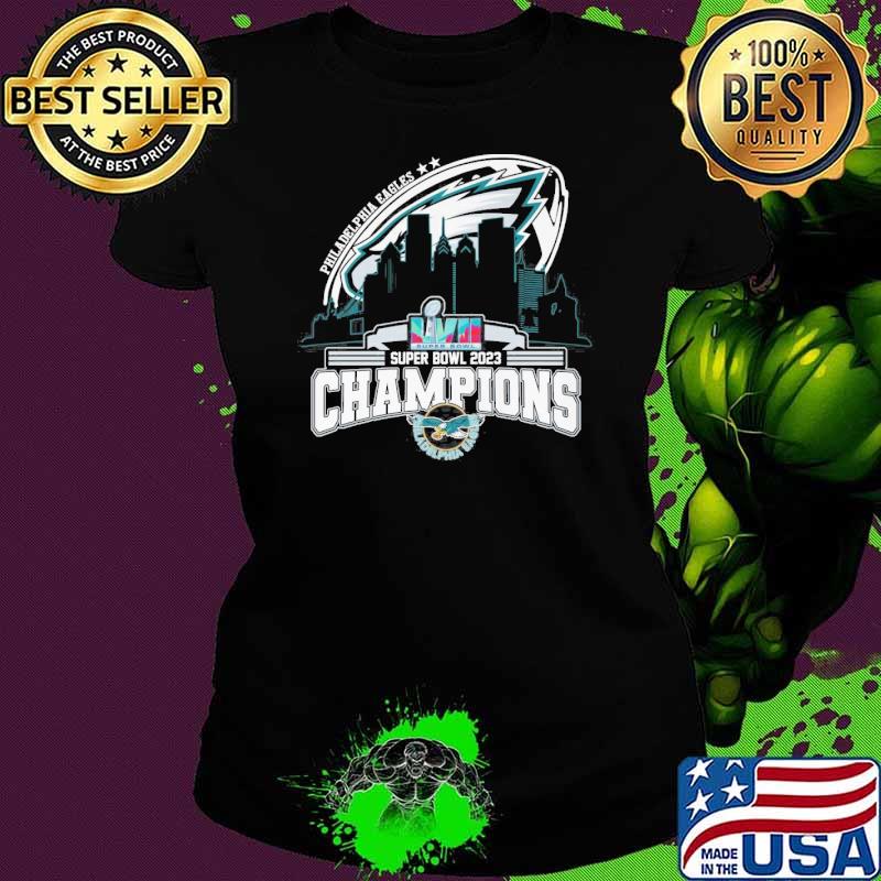 Philadelphia Eagles super bowl 2023 champions LVII s Ladies tee Philadelphia Eagles super bowl 2023 champions LVII s Ladies tee