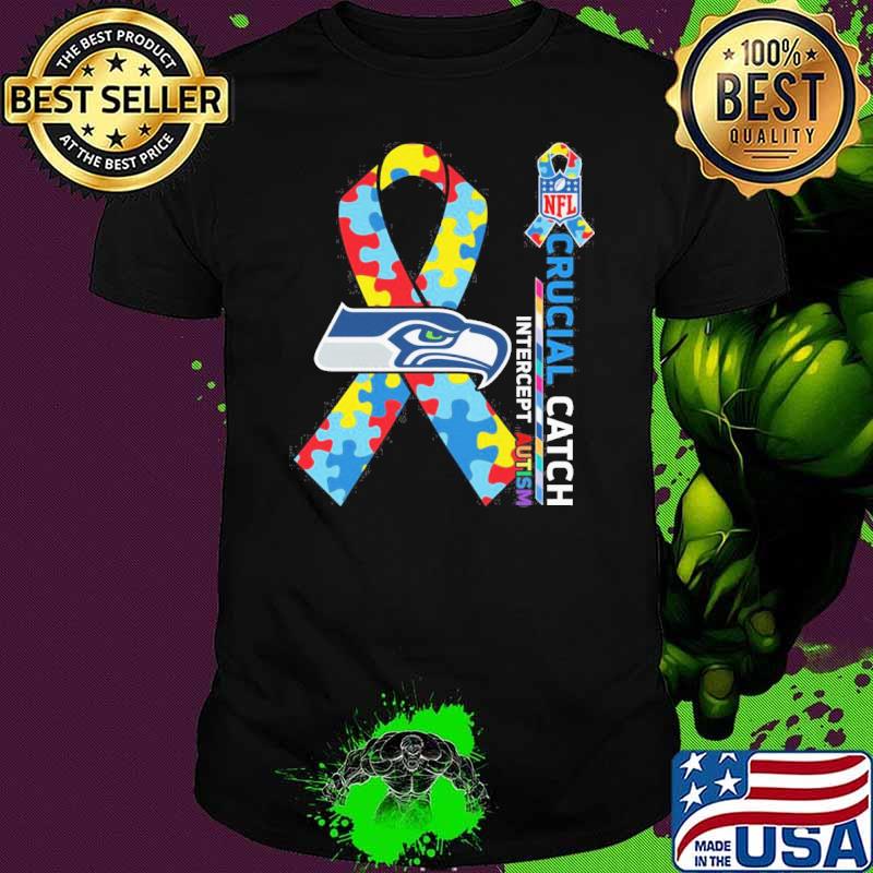 Seattle Seahawks Crucial catch intercept Autism NFL shirt