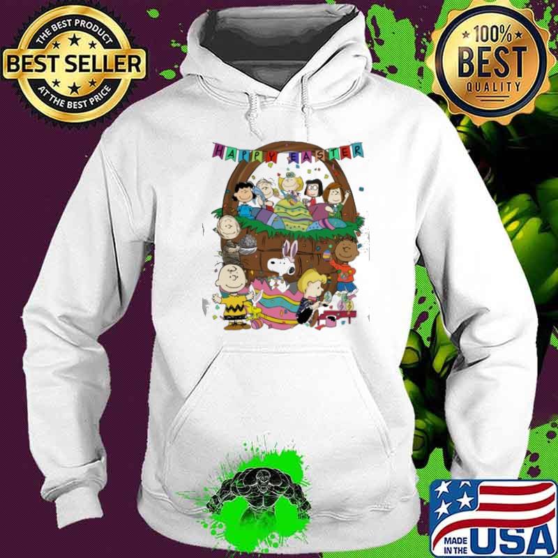 Snoopy woodstock Charlie Brown and friends happy Easter s Hoodie Snoopy woodstock Charlie Brown and friends happy Easter s Hoodie