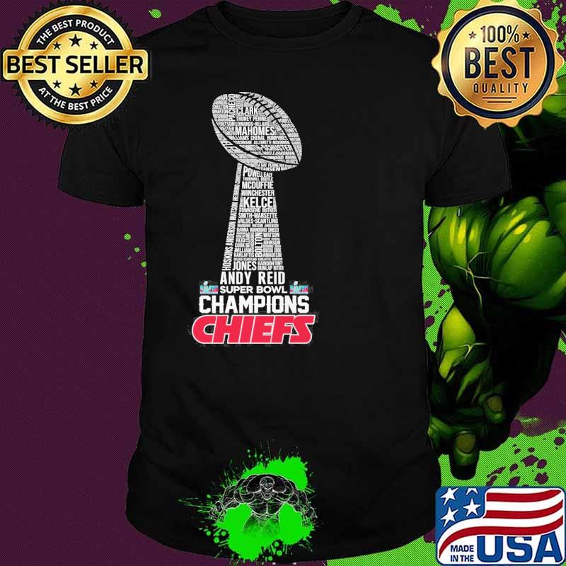 Super Bowl champions Chiefs Andy Reid Mahomes Kelce shirt