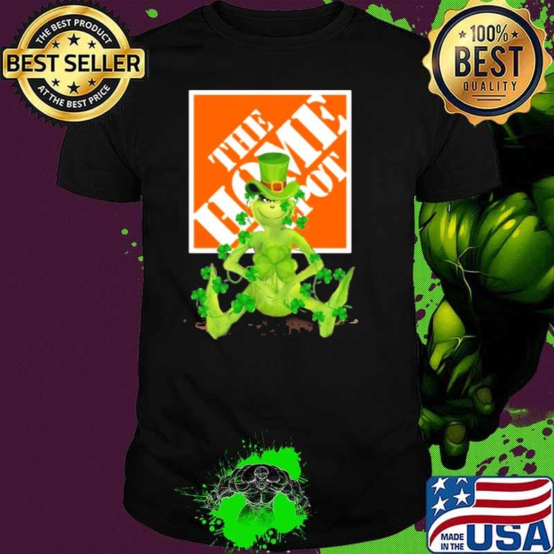 The home depot Grinch St.Patrick's day shirt