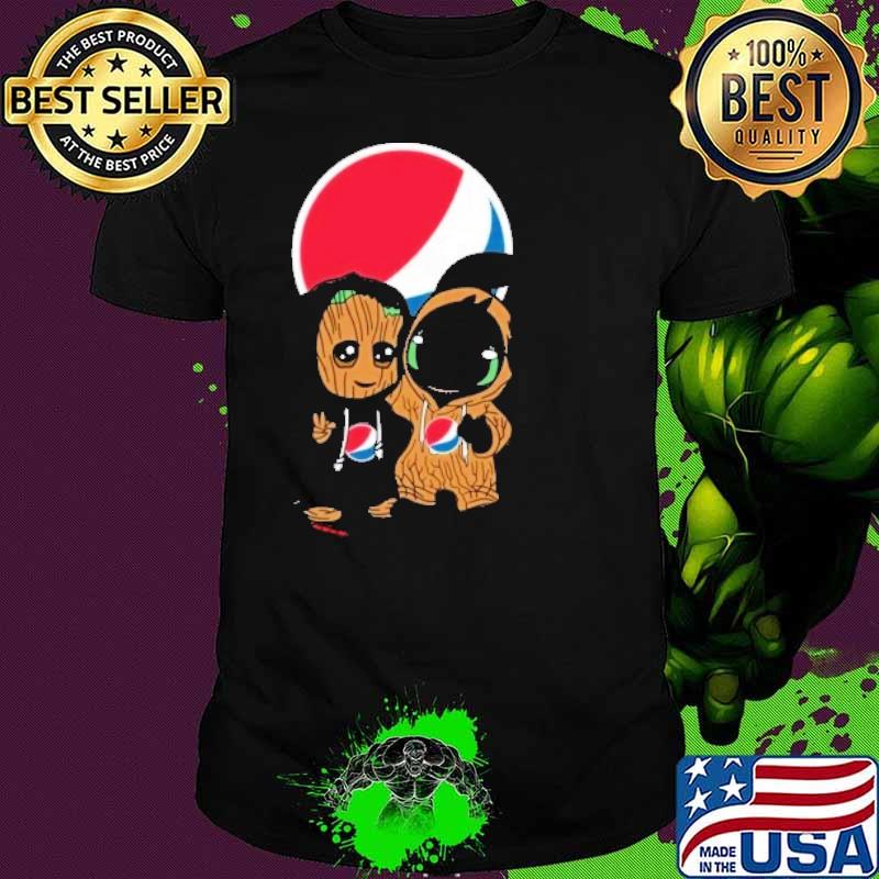 Toothless and groot Pepsi shirt