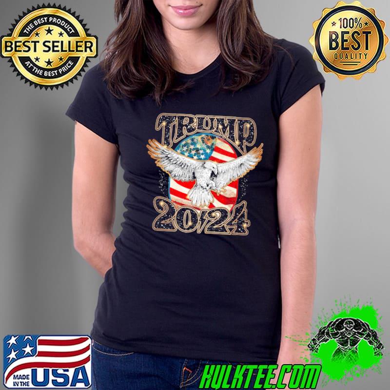 Trump 2024 Eagles America flag shirt