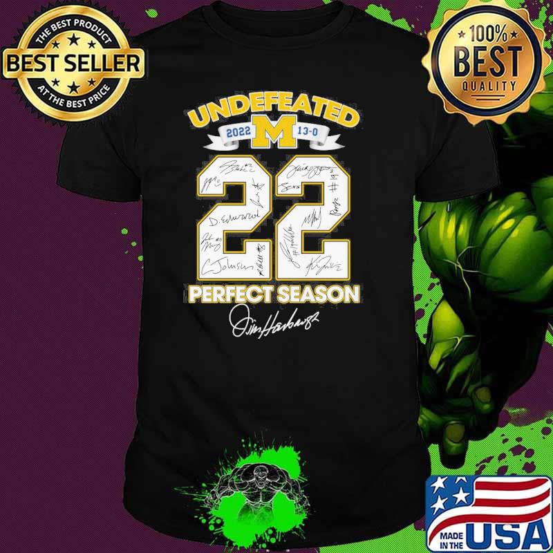 Undefeated 2022 13-0 perfect season signature shirt