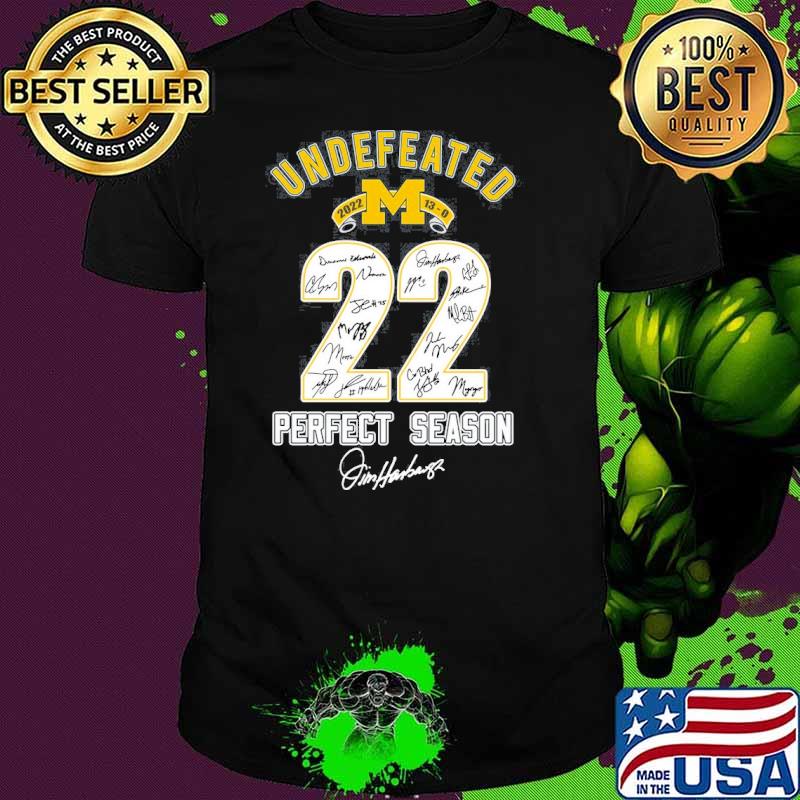 Undefeated 2022 perfect season 22 signatures shirt
