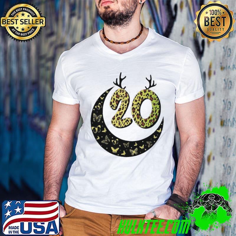 20Th Birthday Twenty Christmas leopart Shirt