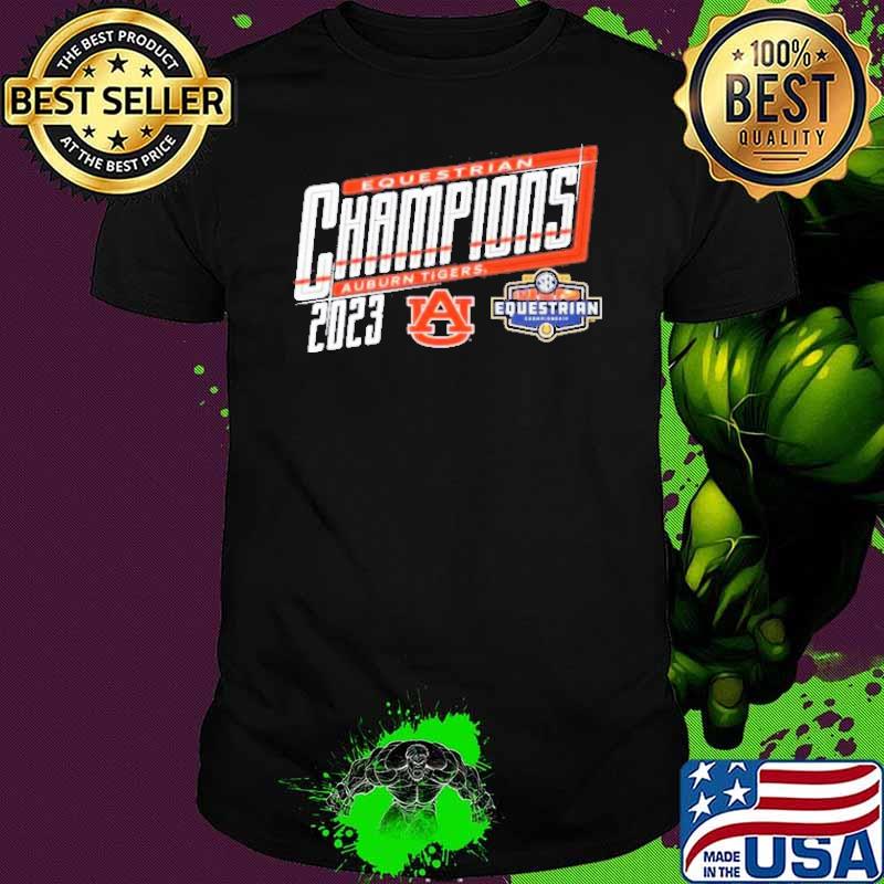 Auburn Tigers 2023 SEC Equestrian Champions Locker Room sport shirt