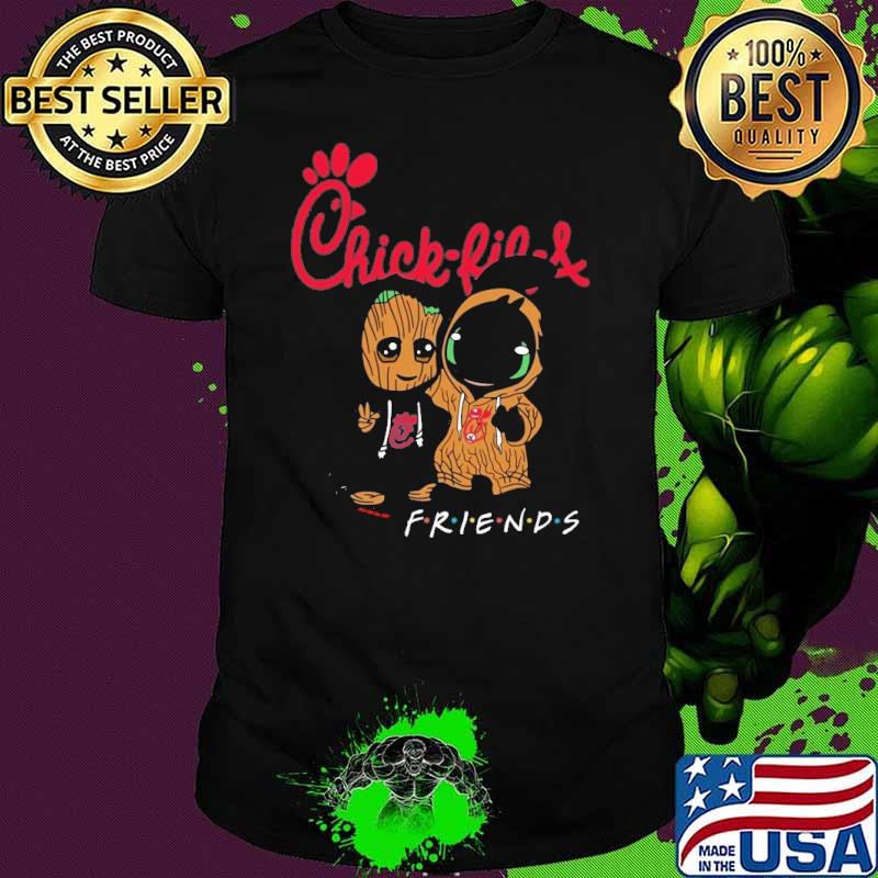 Awesome groot and Toothless friends chick fil a shirt