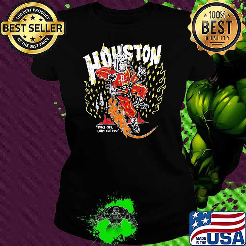 Awesome houston space city light the fuse shirt