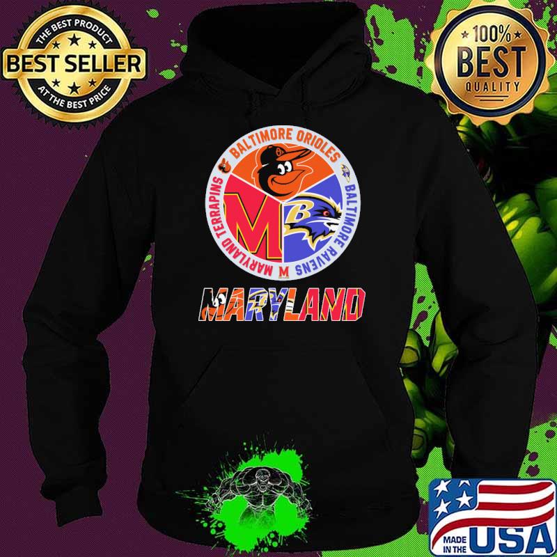 Baltimore Orioles Ravens Maryland Terrapins Maryland s Hoodie Baltimore Orioles Ravens Maryland Terrapins Maryland s Hoodie