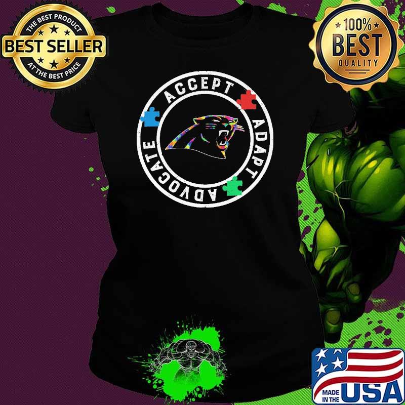 Carolina Panthers advocate accept adapt autism s Ladies tee Carolina Panthers advocate accept adapt autism s Ladies tee