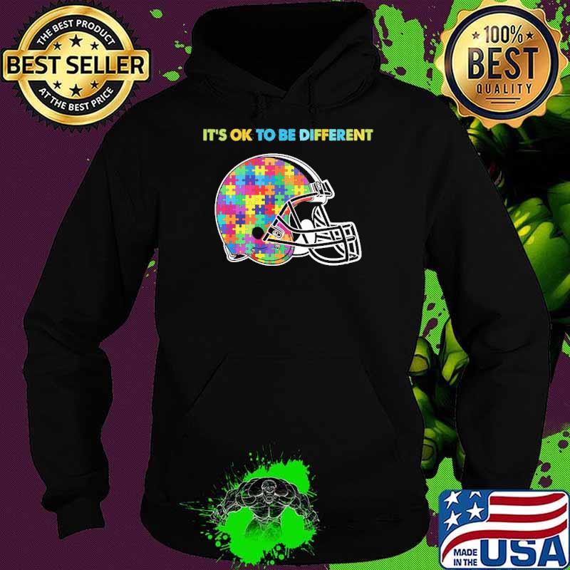Cleveland Browns it's ok to be different autism s Hoodie Cleveland Browns it's ok to be different autism s Hoodie
