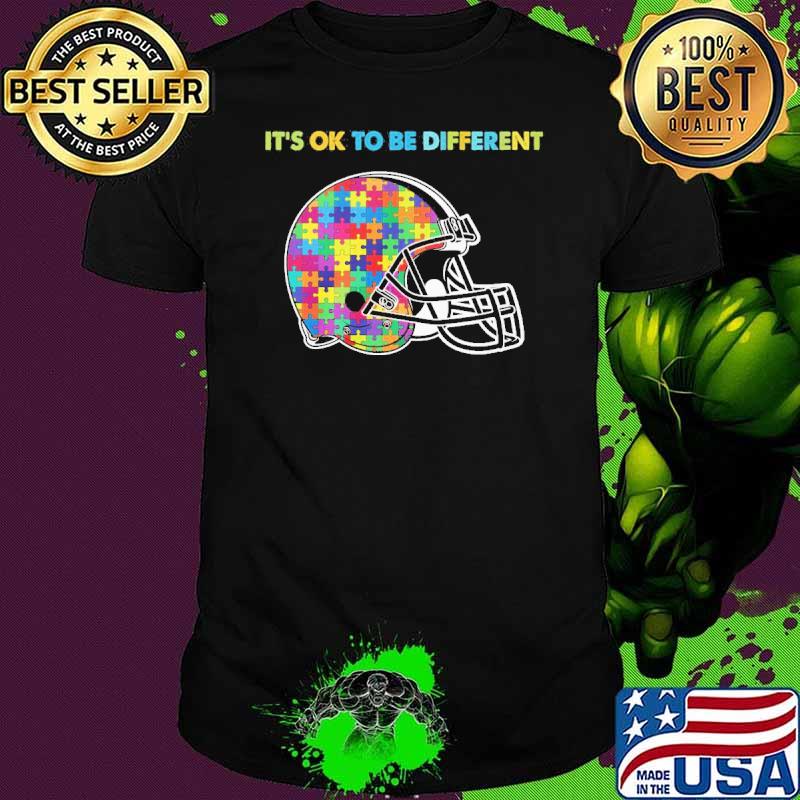 Cleveland Browns it's ok to be different autism shirt