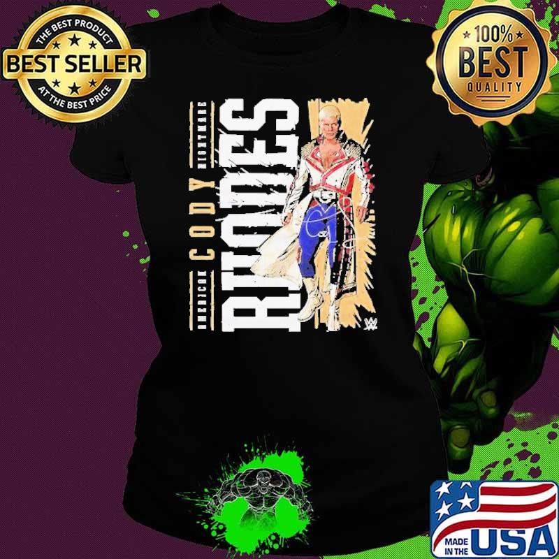 Cody Rhodes Vertical American Nightmare Signature s Ladies tee Cody Rhodes Vertical American Nightmare Signature s Ladies tee