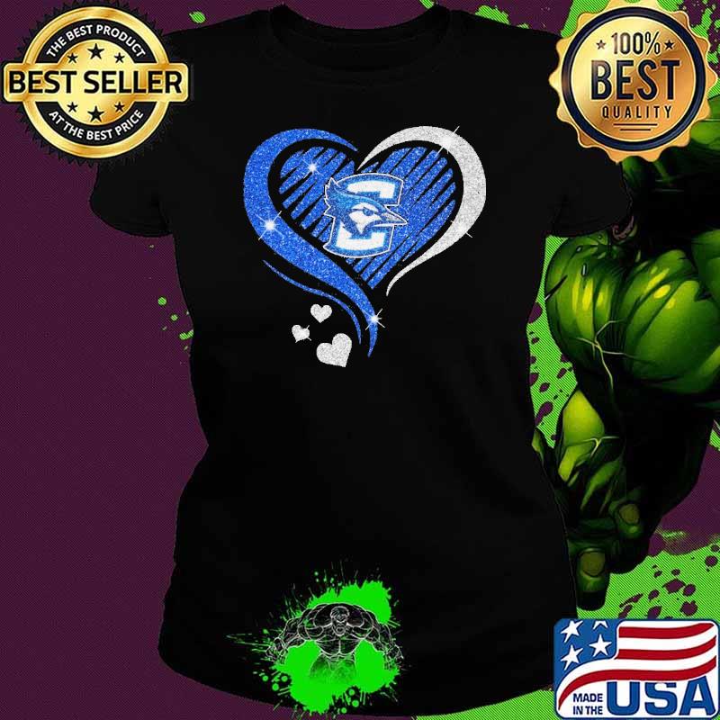 Creighton University heart diamond love s Ladies tee Creighton University heart diamond love s Ladies tee