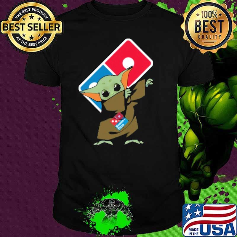 DOMINO'S PIZZA baby yoda dabbing shirt