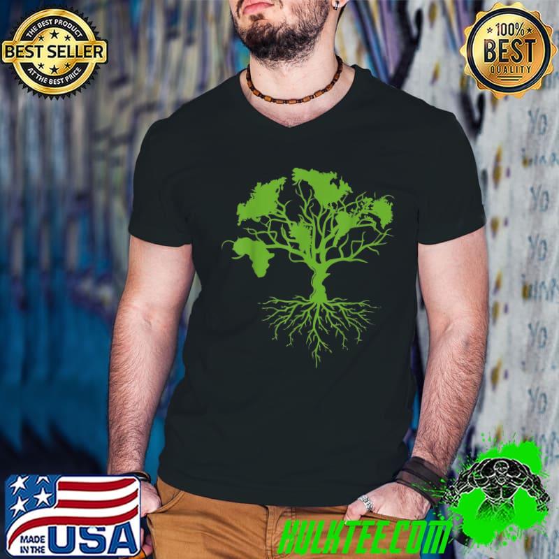 Earth Day 2023 Cute World Map Tree Pro Environment Plant T-Shirt Guys V Neck Earth Day 2023 Cute World Map Tree Pro Environment Plant T-Shirt Guys V Neck