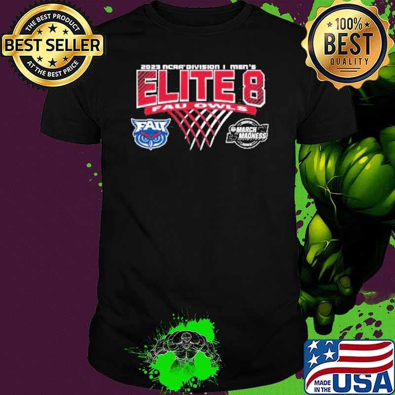 FAU Owls 2023 NCAA Division I Men’s Basketball Elite Eight March madness Shirt