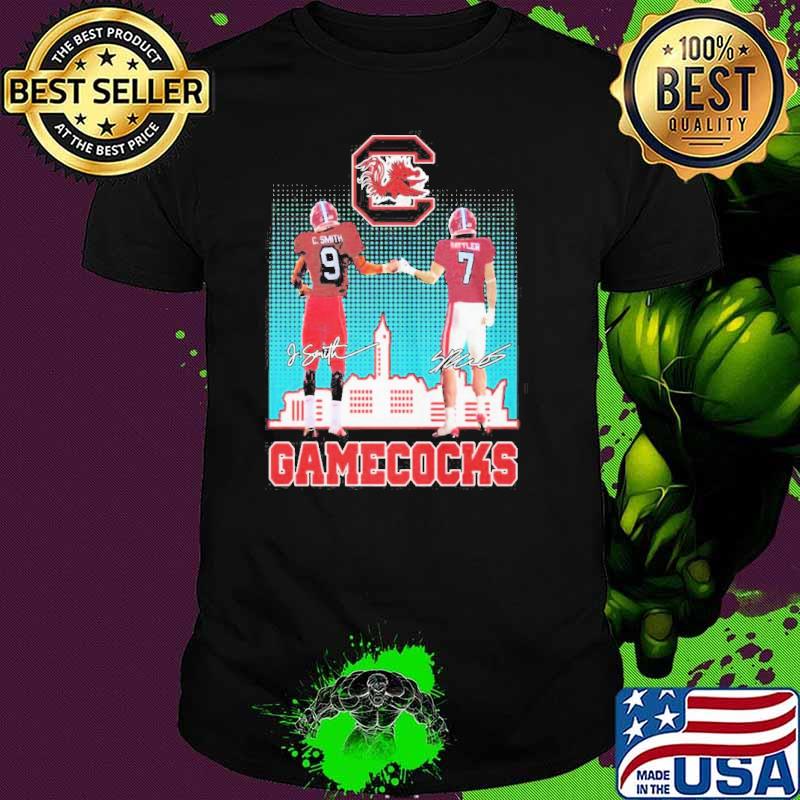 Gamecock C.Smith And Rattler Signatures City Skyline Shirt