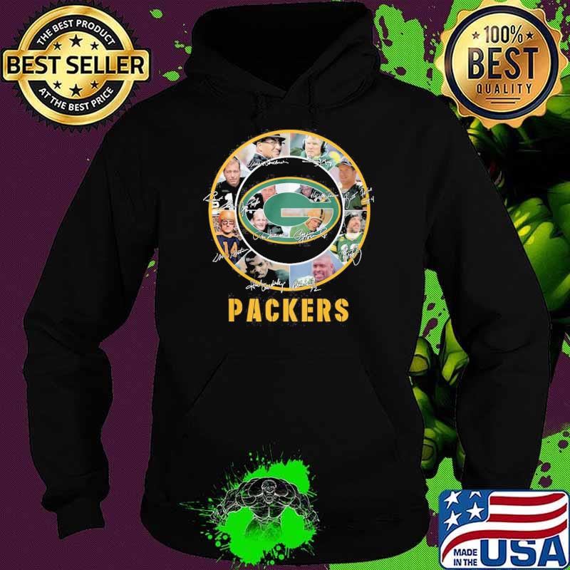 Green bay Packers logo signatures s Hoodie Green bay Packers logo signatures s Hoodie
