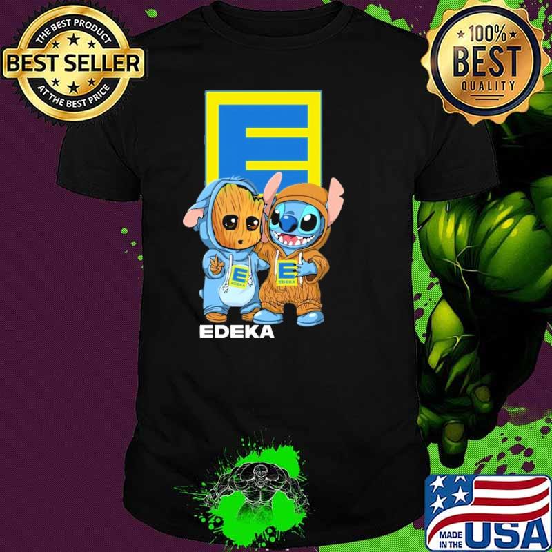 Groot and stitch Edeka shirt