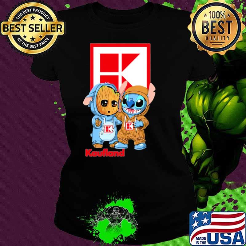 Groot and stitch Kaufland s Ladies tee Groot and stitch Kaufland s Ladies tee