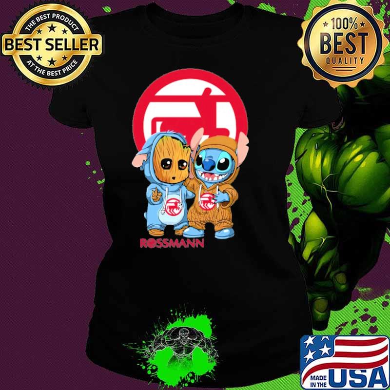 Groot and stitch Rossmann s Ladies tee Groot and stitch Rossmann s Ladies tee