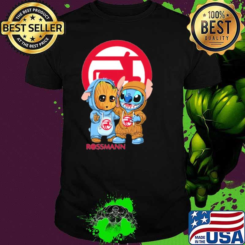 Groot and stitch Rossmann shirt Groot and stitch Rossmann shirt