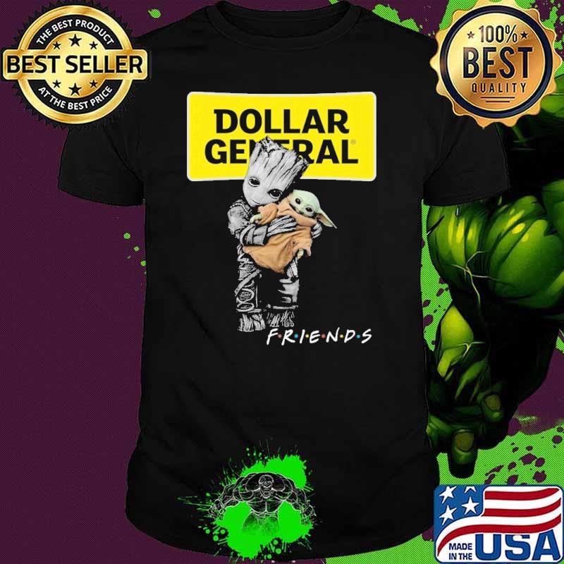 Groot hug baby yoda friends Dollar General shirt