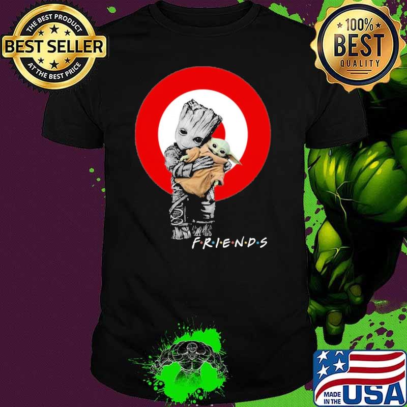Groot hug baby yoda friends target shirt