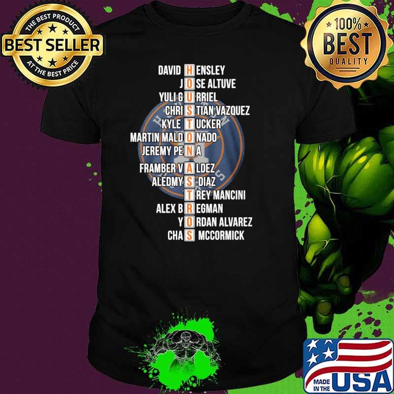 Houston Astros David Hensley Jose Altuve Yuli Gurriel shirt