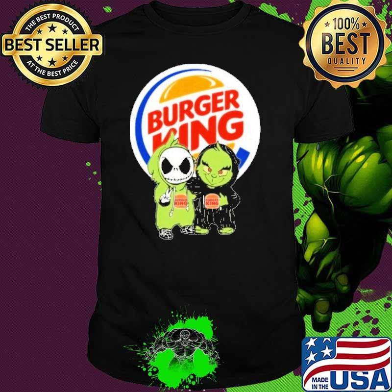 Jack Skellington and Grinch Burger king shirt