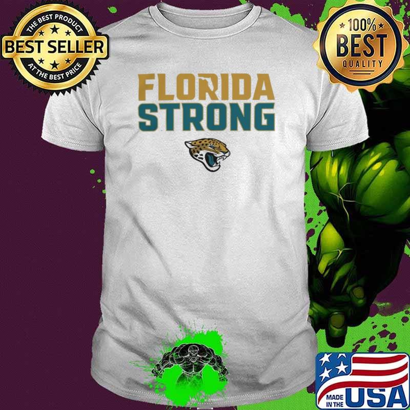 Jacksonville Jaguars Fanatics Branded White Florida Strong shirt